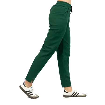 Spodnie medyczne MEDI TEDDY - VELVERDA DEEP FOREST